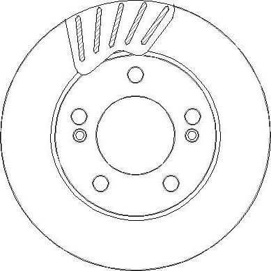 Akebono BN-1015E - Тормозной диск autosila-amz.com