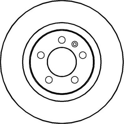 VW 1J0615310M - Тормозной диск autosila-amz.com