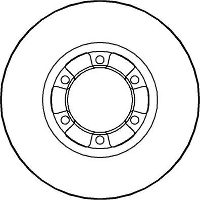 FTE BS4354 - Тормозной диск autosila-amz.com