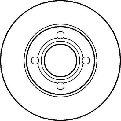 National NBD387 - Тормозной диск autosila-amz.com