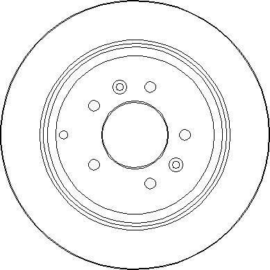 National NBD333 - Тормозной диск autosila-amz.com