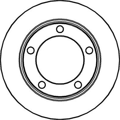 BENDIX 561130 B - Тормозной диск autosila-amz.com