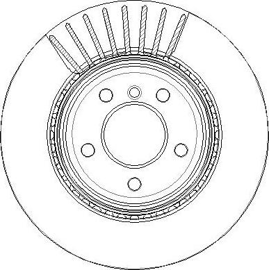 National NBD2071 - Тормозной диск autosila-amz.com