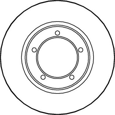 National NBD281 - Тормозной диск autosila-amz.com