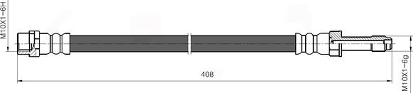 National NBH6054 - Тормозной шланг autosila-amz.com
