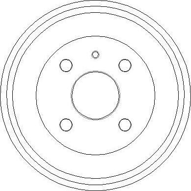 National NDR016 - Тормозной барабан autosila-amz.com