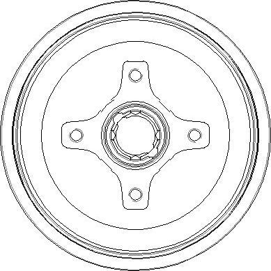 National NDR017 - Тормозной барабан autosila-amz.com