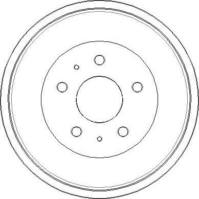 National NDR345 - Тормозной барабан autosila-amz.com