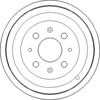 National NDR342 - Тормозной барабан autosila-amz.com