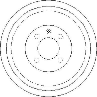 National NDR337 - Тормозной барабан autosila-amz.com