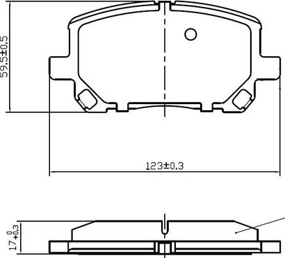 National NP2981 - Тормозные колодки, дисковые, комплект autosila-amz.com