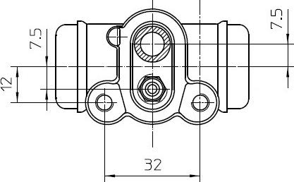 National NWC5077 - Колесный тормозной цилиндр autosila-amz.com