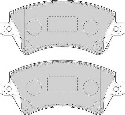 Necto FD6964N - Тормозные колодки, дисковые, комплект autosila-amz.com