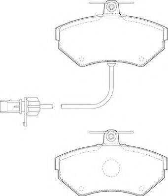 Necto FD6902N - Тормозные колодки, дисковые, комплект autosila-amz.com