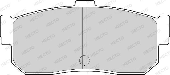 Necto FD6936A - Тормозные колодки, дисковые, комплект autosila-amz.com