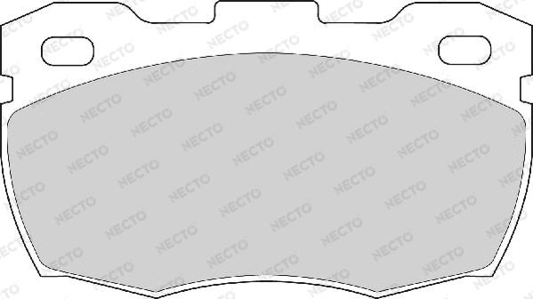 Necto FD6585A - Тормозные колодки, дисковые, комплект autosila-amz.com