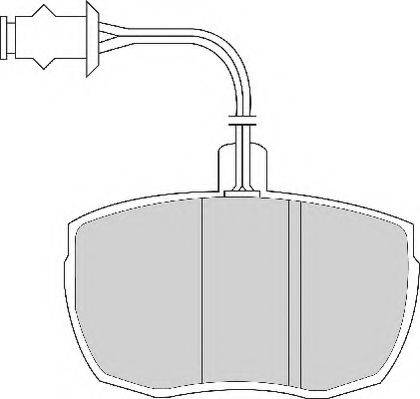 Necto FD6137N - Тормозные колодки, дисковые, комплект autosila-amz.com