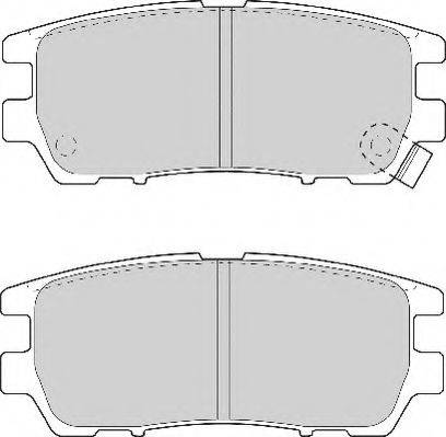 Necto FD6736N - Тормозные колодки, дисковые, комплект autosila-amz.com