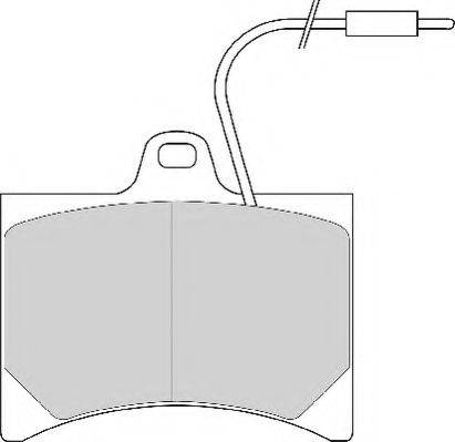 Necto FD160E - Тормозные колодки, дисковые, комплект autosila-amz.com