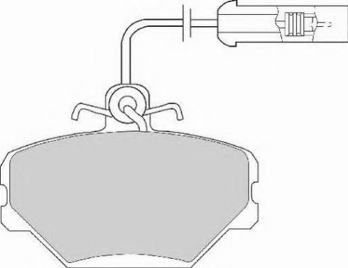 Necto FD222N - Тормозные колодки, дисковые, комплект autosila-amz.com