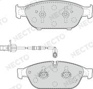 Necto FD7539A - Тормозные колодки, дисковые, комплект autosila-amz.com