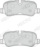 Necto FD7524A - Тормозные колодки, дисковые, комплект autosila-amz.com