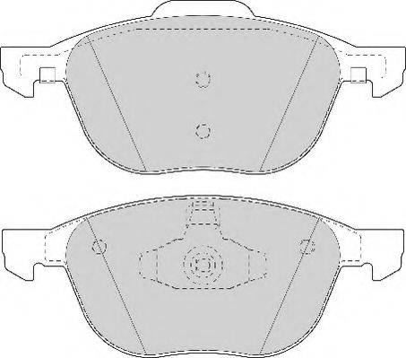 Necto FD7078N - Тормозные колодки, дисковые, комплект autosila-amz.com