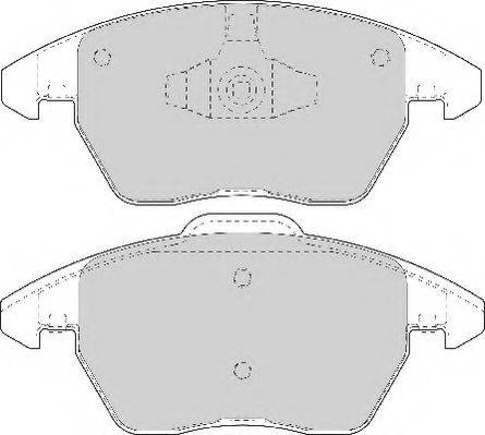 Necto FD7146N - Тормозные колодки, дисковые, комплект autosila-amz.com