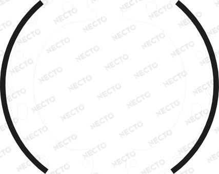Necto N1694 - Комплект тормозов, ручник, парковка autosila-amz.com
