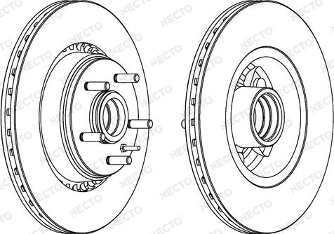 Necto WN456 - Тормозной диск autosila-amz.com