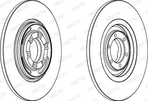 Necto WN410 - Тормозной диск autosila-amz.com
