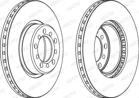 BENDIX 561453 B - Тормозной диск autosila-amz.com