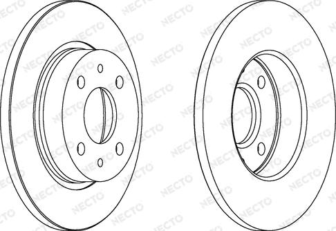 Necto WN475 - Тормозной диск autosila-amz.com