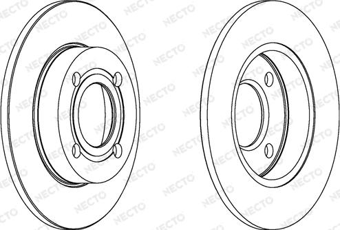 Necto WN476 - Тормозной диск autosila-amz.com
