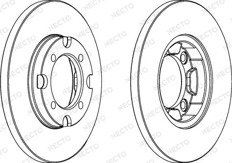 Necto WN591 - Тормозной диск autosila-amz.com