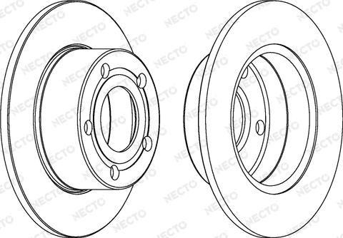 BENDIX 520594 - Тормозной диск autosila-amz.com