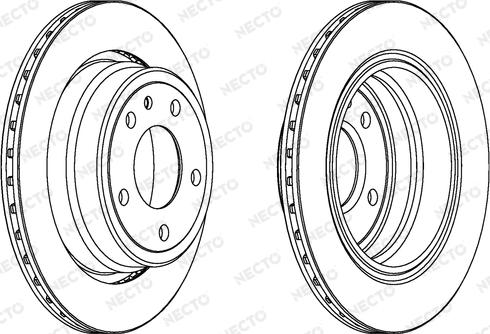 Necto WN694 - Тормозной диск autosila-amz.com