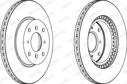 Necto WN687 - Тормозной диск autosila-amz.com