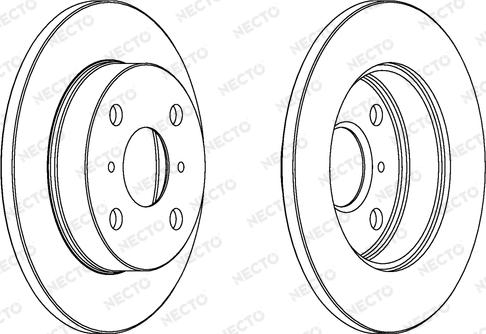 Necto WN631 - Тормозной диск autosila-amz.com