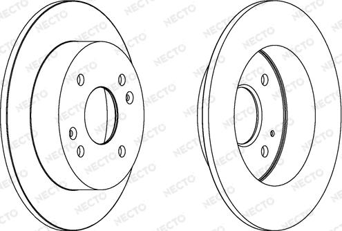 Necto WN1419 - Тормозной диск autosila-amz.com
