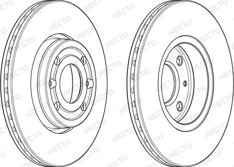 Necto WN1560 - Тормозной диск autosila-amz.com