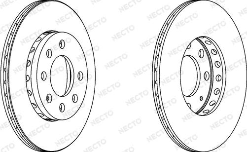 Necto WN1187 - Тормозной диск autosila-amz.com