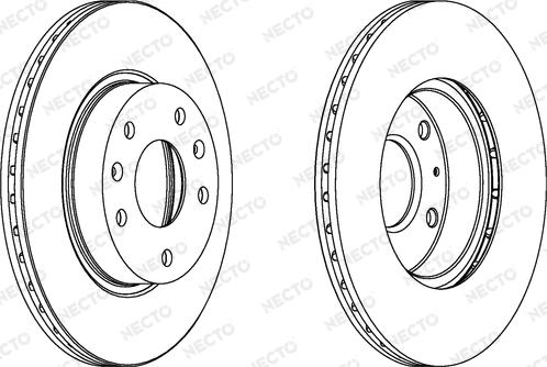 Necto WN1170 - Тормозной диск autosila-amz.com
