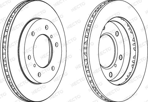 Necto WN1348 - Тормозной диск autosila-amz.com