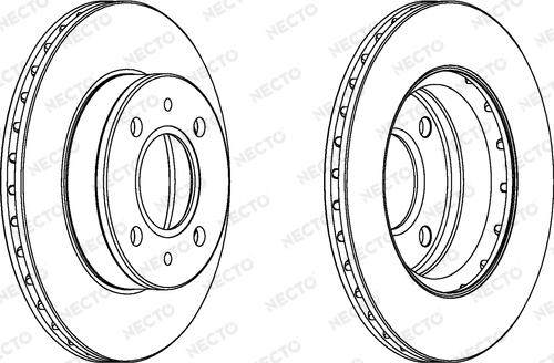 Necto WN1311 - Тормозной диск autosila-amz.com
