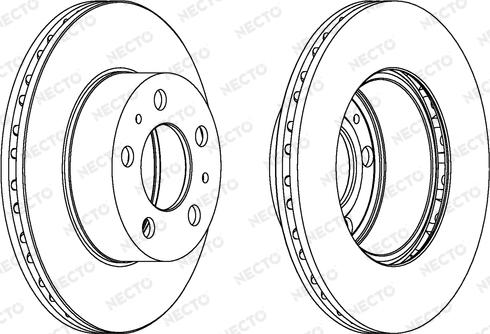 Necto WN351 - Тормозной диск autosila-amz.com