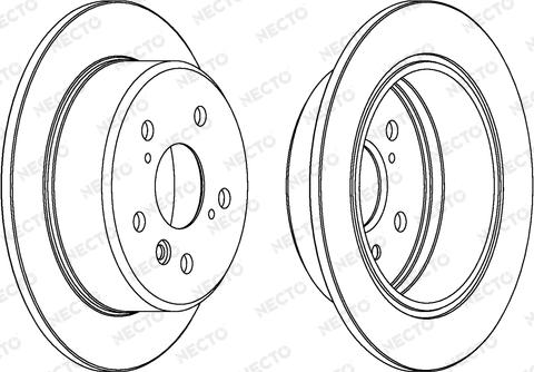 Necto WN799 - Тормозной диск autosila-amz.com