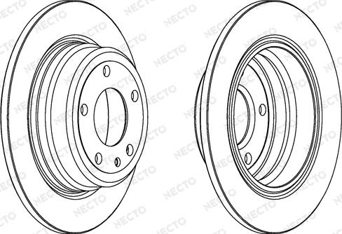 Necto WN760 - Тормозной диск autosila-amz.com