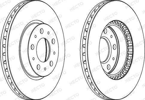 Necto WN702 - Тормозной диск autosila-amz.com