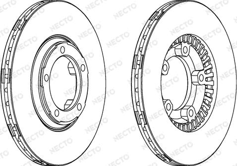 Necto WN715 - Тормозной диск autosila-amz.com